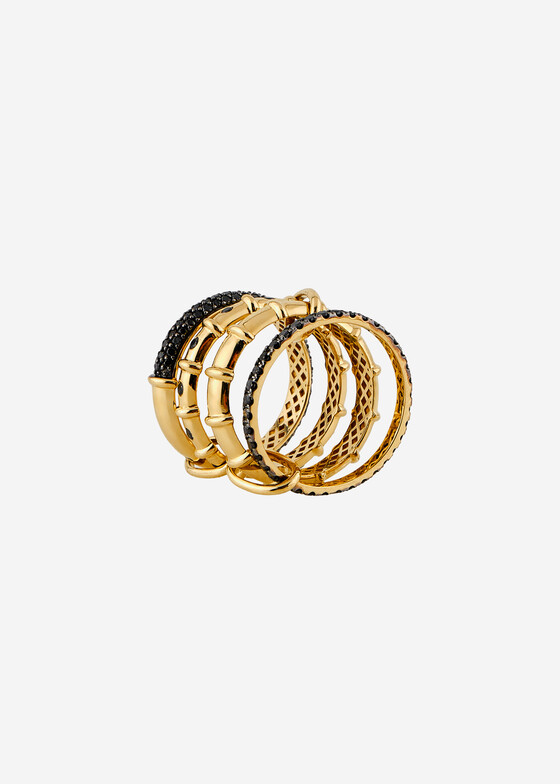 Широкие кольца COBRA JEWELRY Кольцо из золота с облагороженными бриллиантами