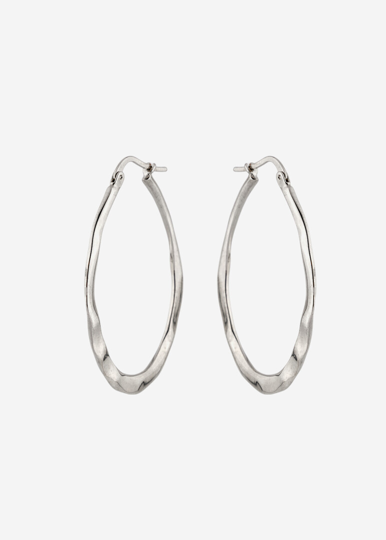 silver-tone earrings Ova