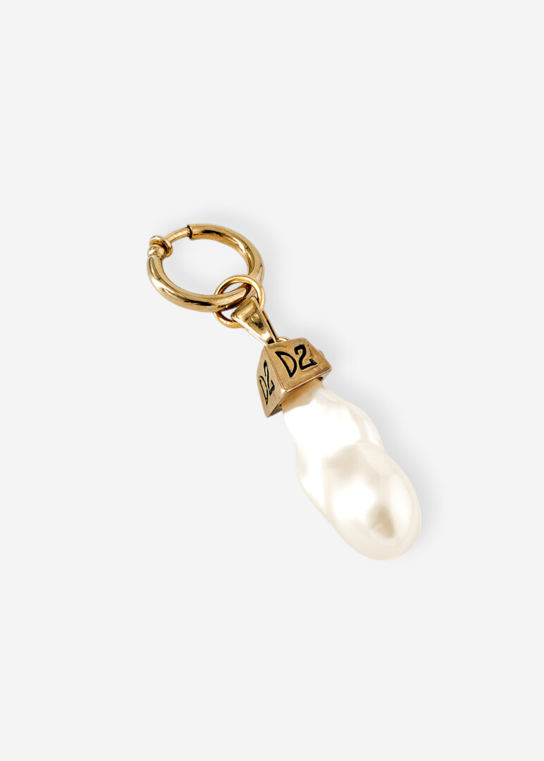 Monoserge-pendant with logo and pearl