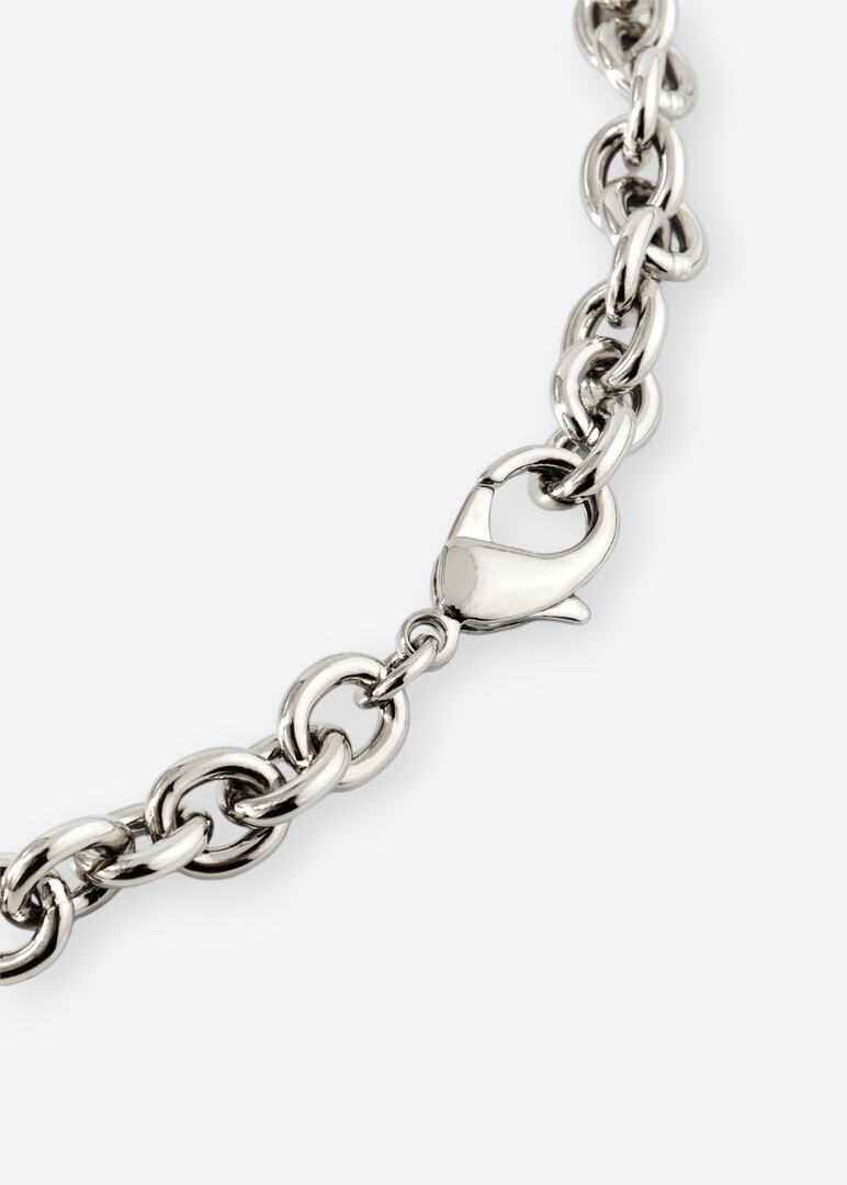 Silver DSQUARED2 Volumetric Chain