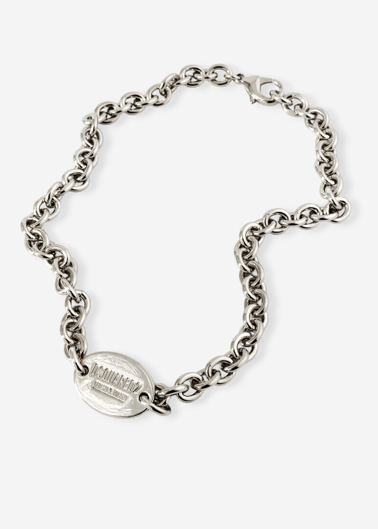 Silver DSQUARED2 Volumetric Chain