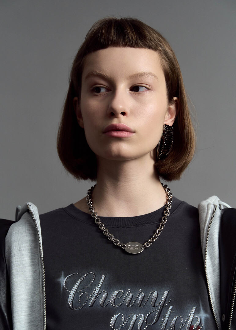 Silver DSQUARED2 Volumetric Chain