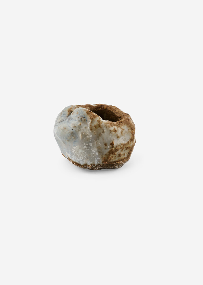 beige ceramic ring