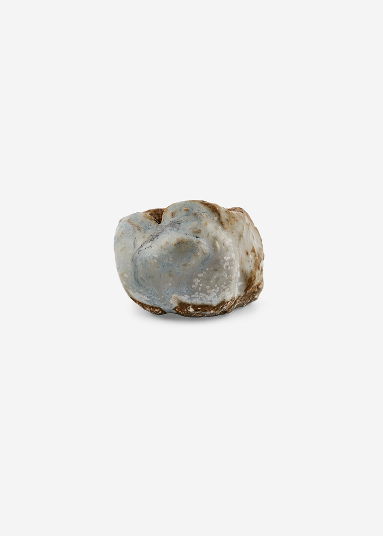 beige ceramic ring