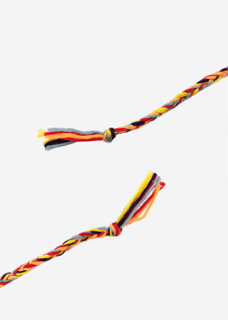 Bracelet - Hobb, 18K Yellow Gold & Fabric, Hob
