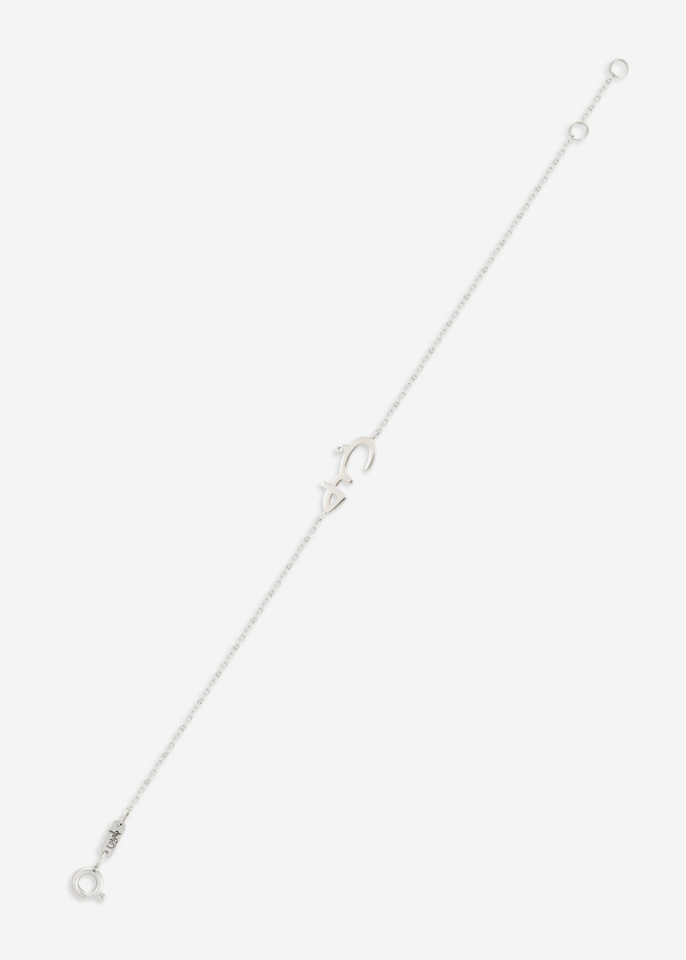 Bracelet "Hobb", 18K White Gold with White Diamonds
