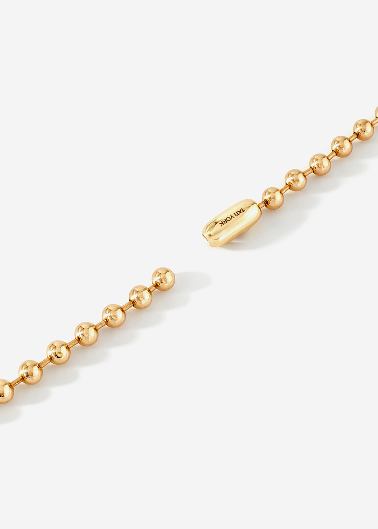Gold necklace-Goldie Heart Chain