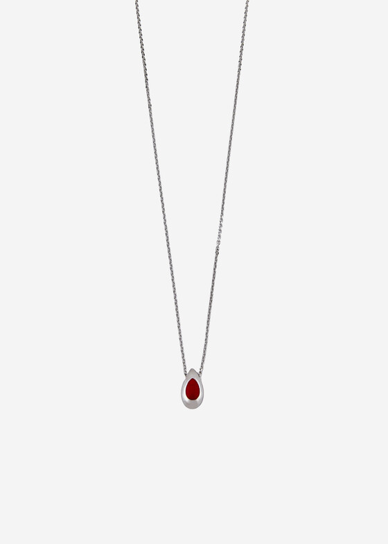 Кулоны и подвески УРА jewelry Подвеска из серебра с эмалью из коллекции GOUTTE «Капля»