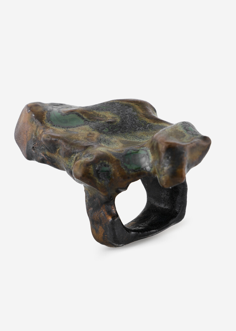 green ceramic ring