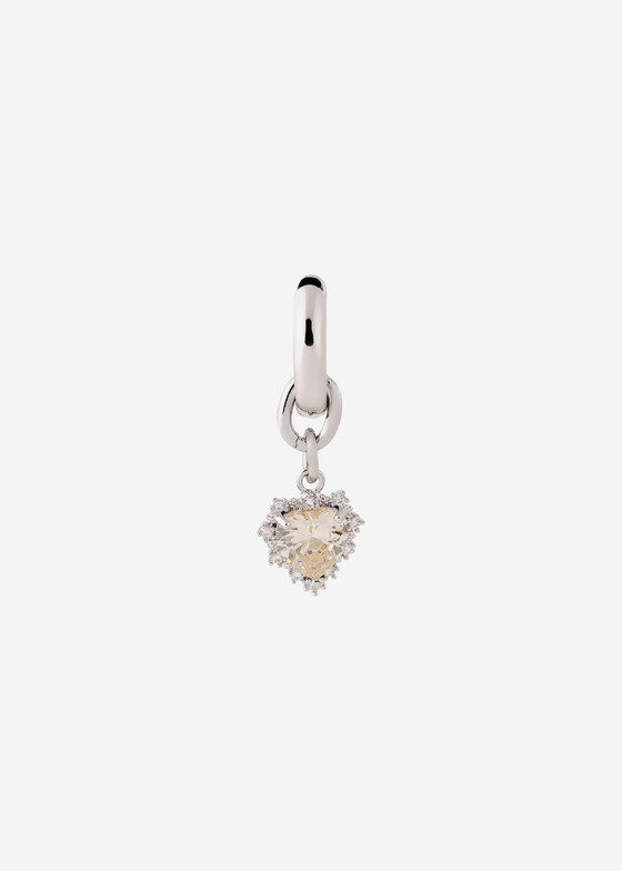 Моносерьги TATI YORK Моносерьга Mini Vivi Ear Peach с кубическим цирконием