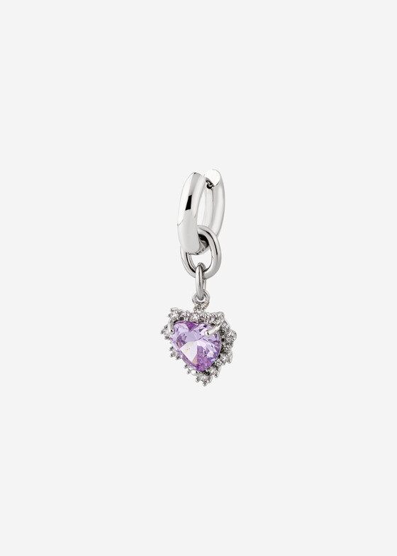 Моносерьги TATI YORK Моносерьга Mini Vivi Ear Light Purple с кубическим цирконием