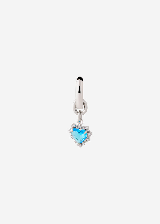 Моносерьги TATI YORK Моносерьга Mini Vivi Ear Blue с кубическим цирконием