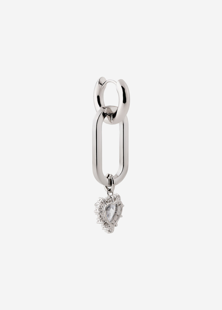 single cubic zirconia earring Vivi Ear White