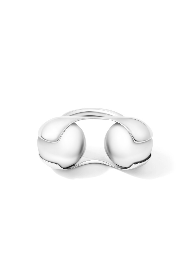 silver pearl ring