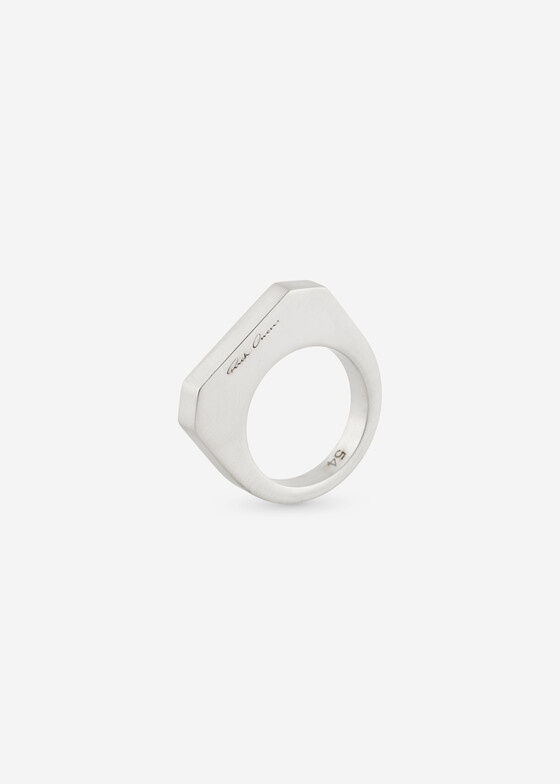 Печатки Rick Owens Кольцо из латуни