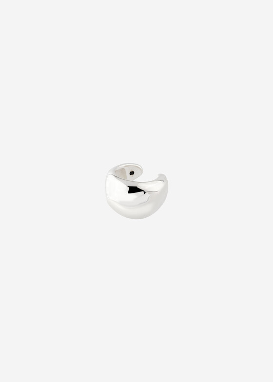 Каффы LITTLE BLACK Кафф из серебра с черным бриллиантом