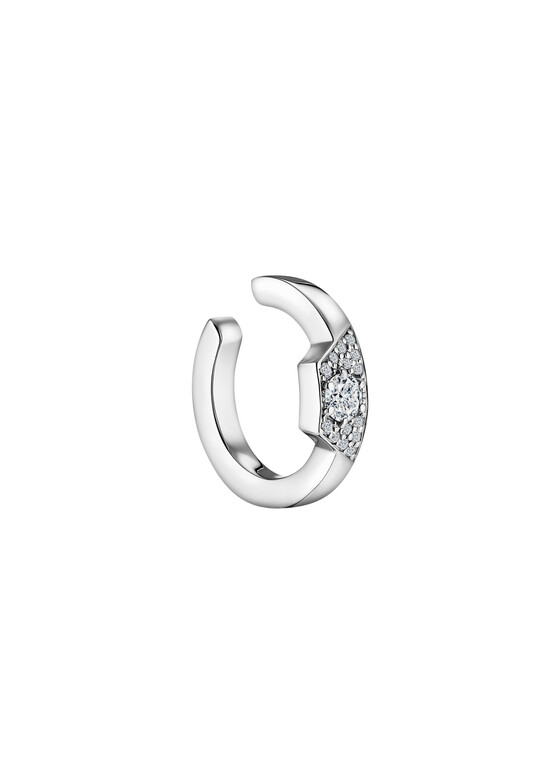Каффы ALROSA DIAMONDS Кафф из белого золота с бриллиантами