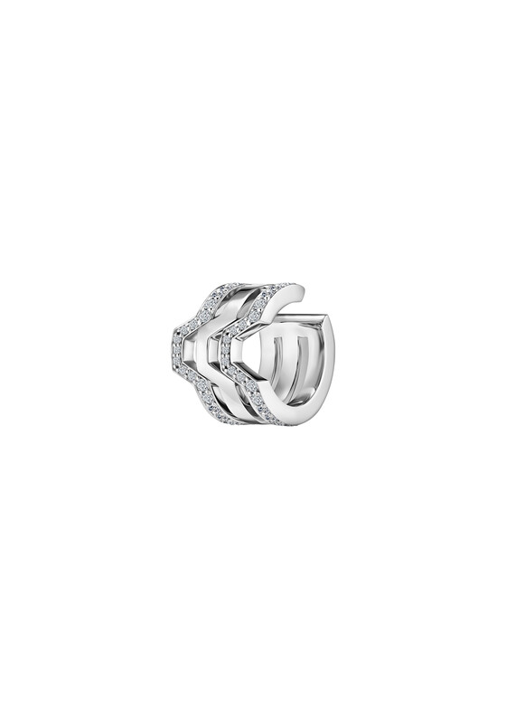 Каффы ALROSA DIAMONDS Кафф из белого золота с бриллиантами