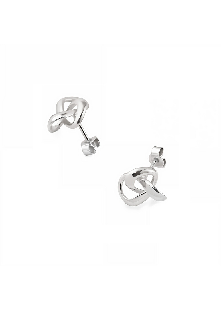 silver earrings "The Power of Three"