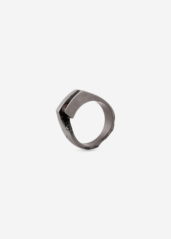 Печатки Grani Jewelry Кольцо «Дип» с гранатом