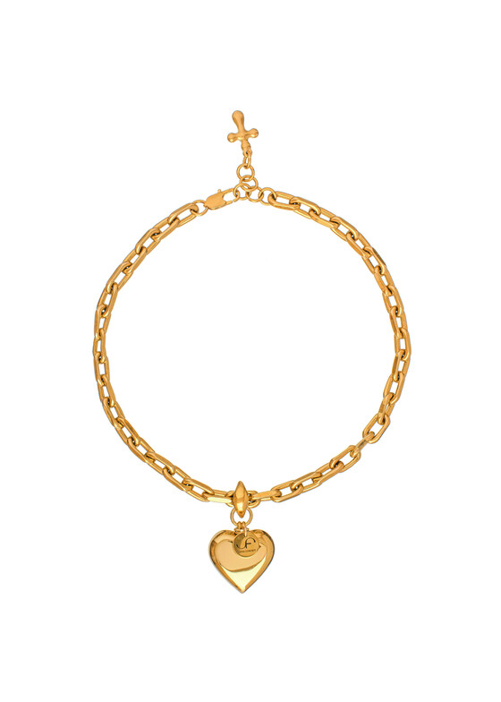 Колье-цепи INDULGENCE safina concept Позолоченная цепь Daring Love