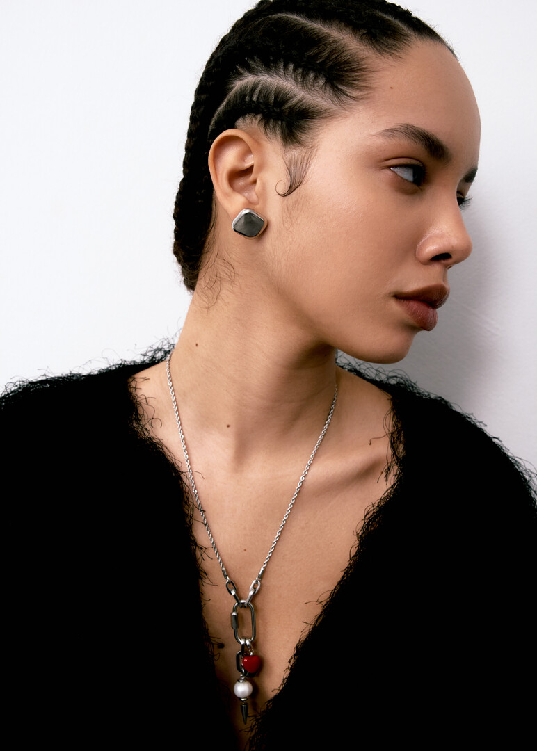 steel earrings MUSE