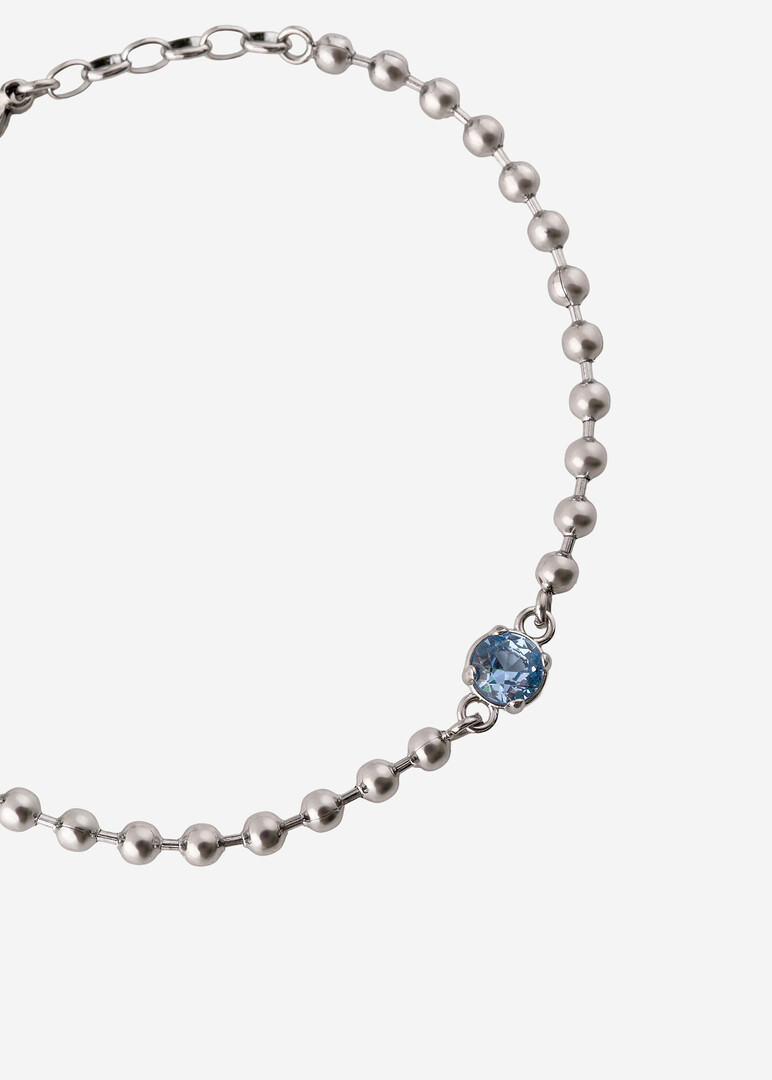 steel bracelet with cubic zirconia DESIDERI