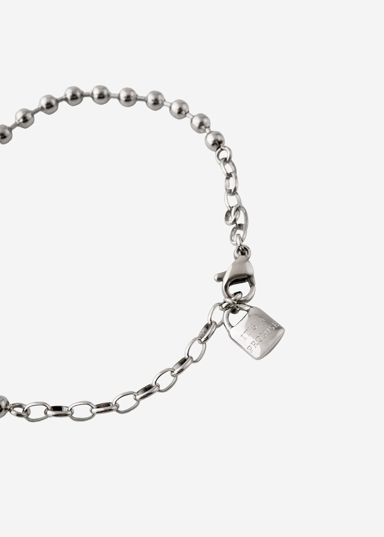 steel bracelet with cubic zirconia DESIDERI