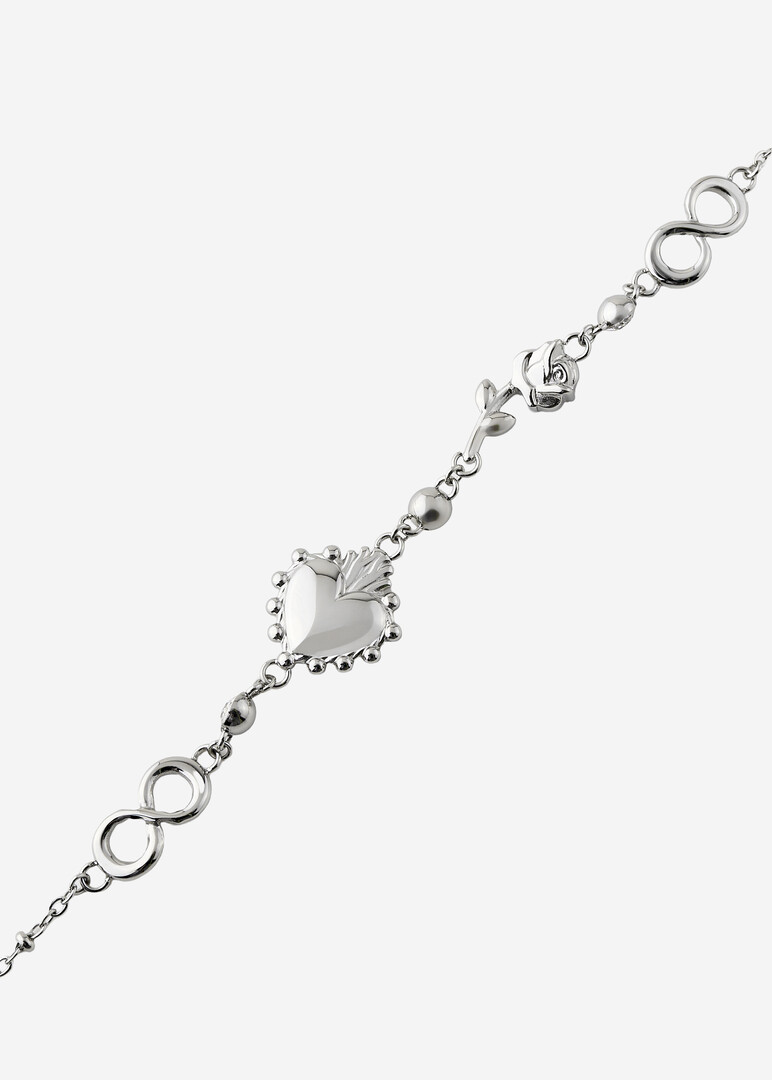 steel crystal bracelet CHAKRA