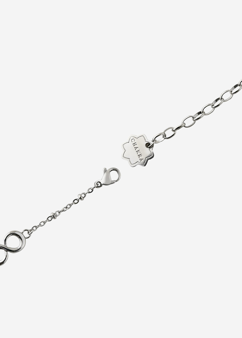 steel crystal bracelet CHAKRA