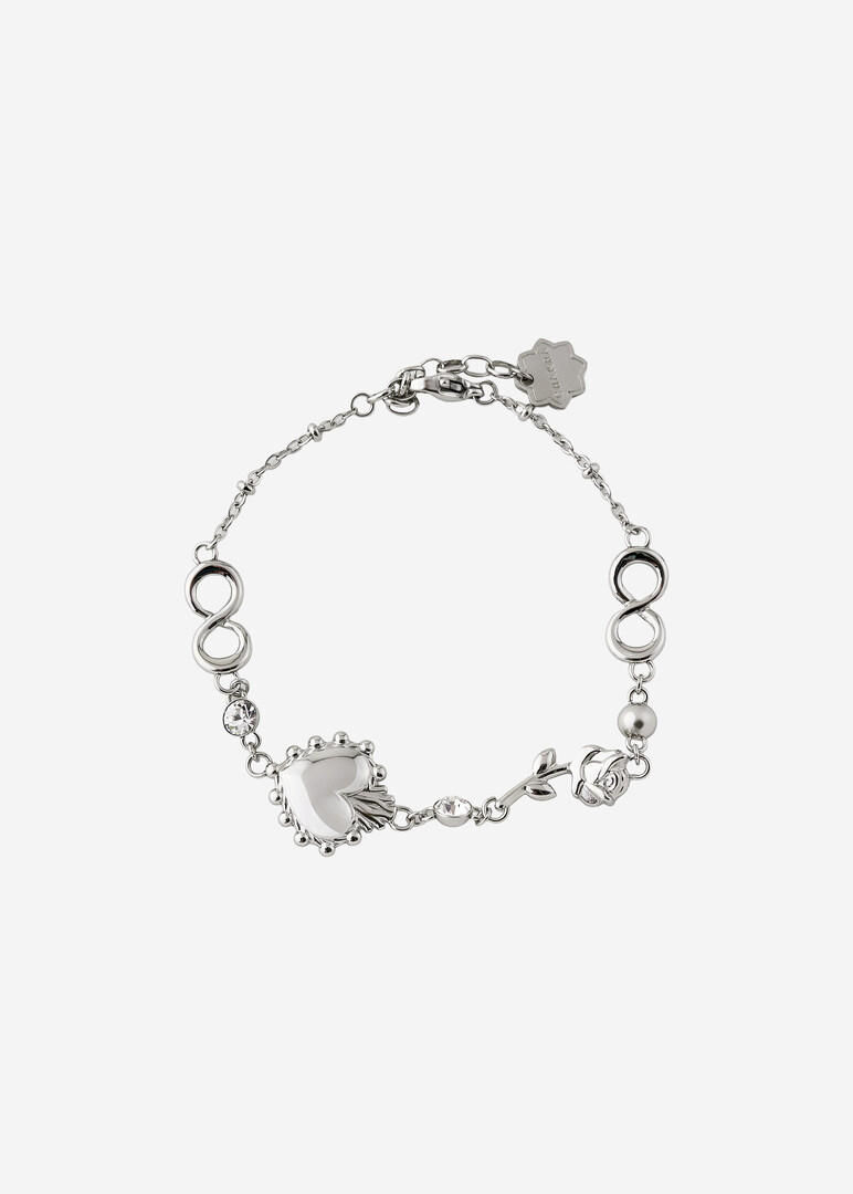 steel crystal bracelet CHAKRA
