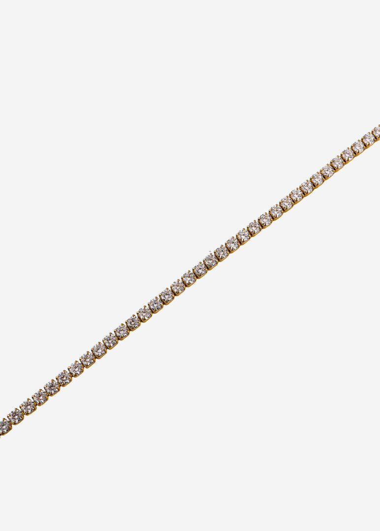 steel bracelet with cubic zirconia DESIDERI