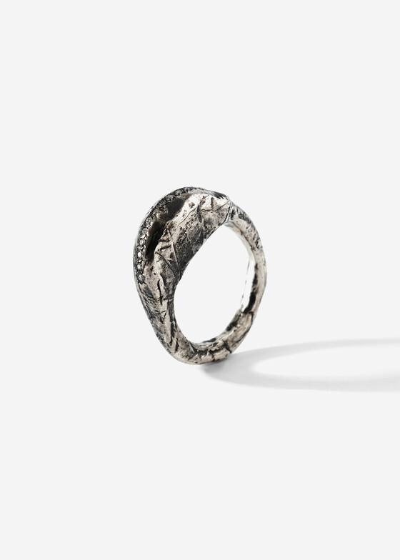 Акцентные кольца Mintaka Jewellery Кольцо Mintaka из серебра
