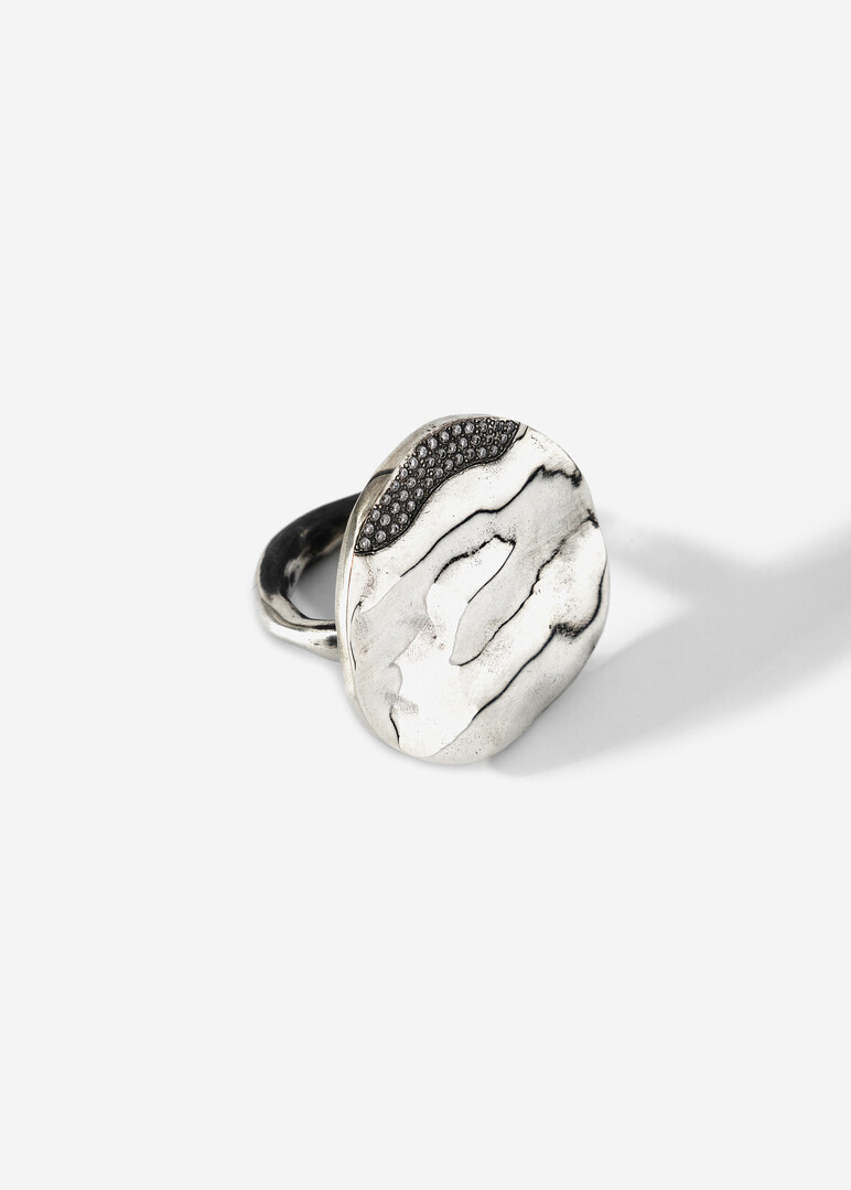 Кольцо Mintaka из серебра