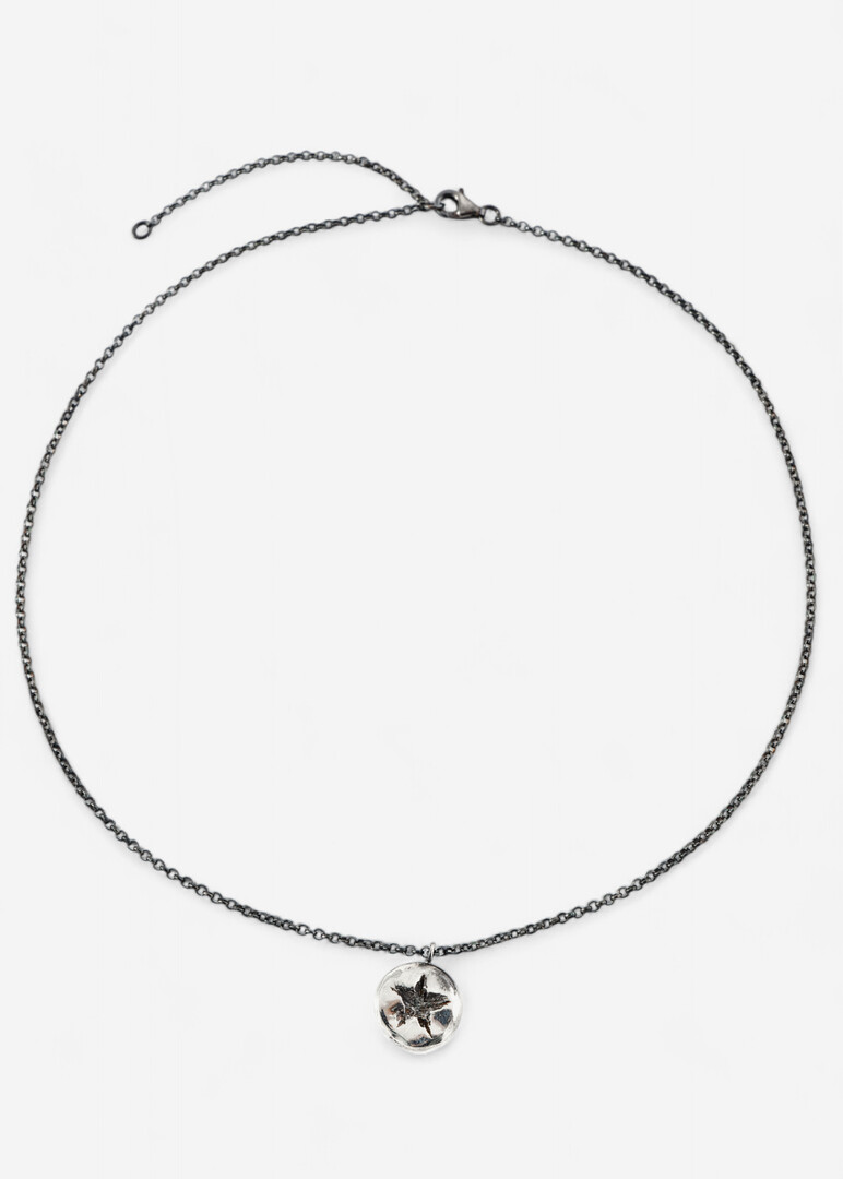 Mintaka silver star necklace