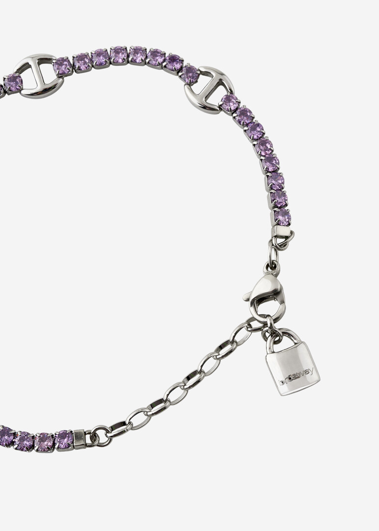 steel bracelet with cubic zirconia DESIDERI
