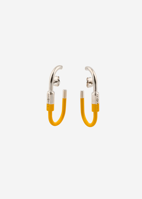 Серьги средней длины MM6 Maison Margiela Серьги Carabiner