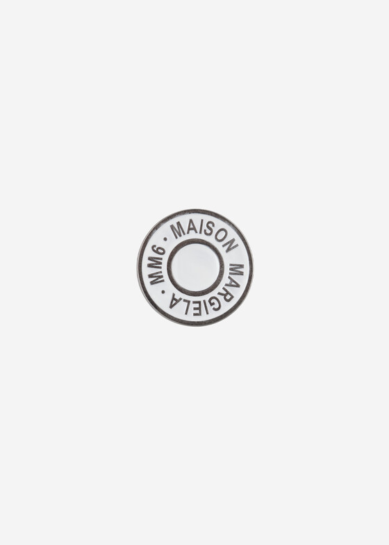 Броши MM6 Maison Margiela Брошь Logo Pin