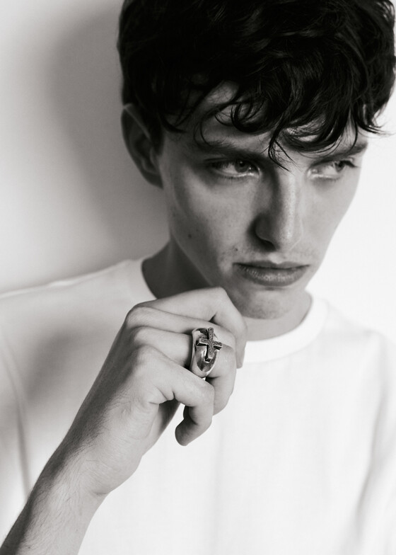 Широкие кольца 22.77 Кольцо из серебра с крестом CROSS RING GLOSSY