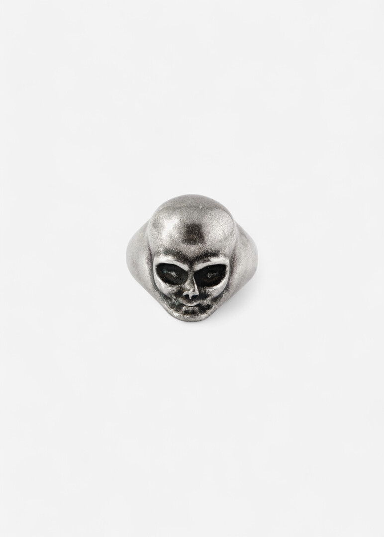 Ring with a face made of silver RISTO AMULET