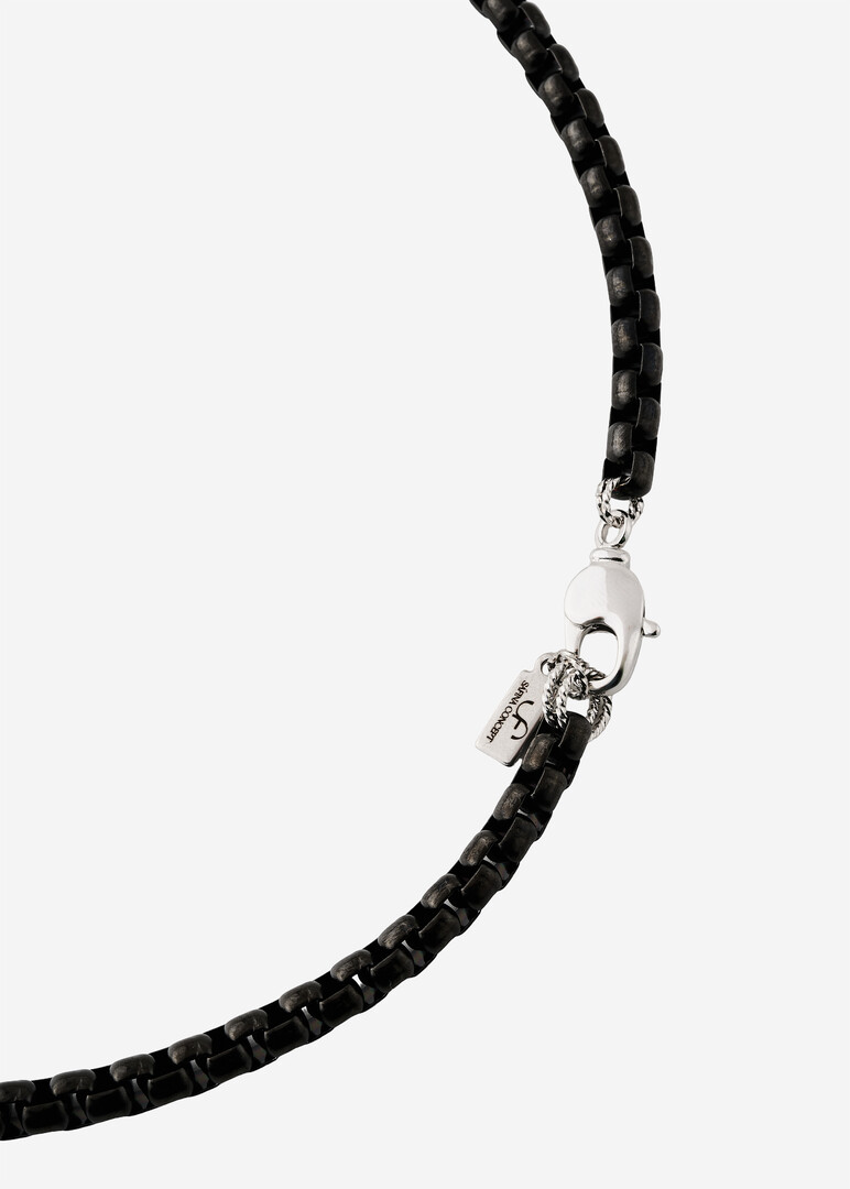 Серебристое колье Mary Red SL