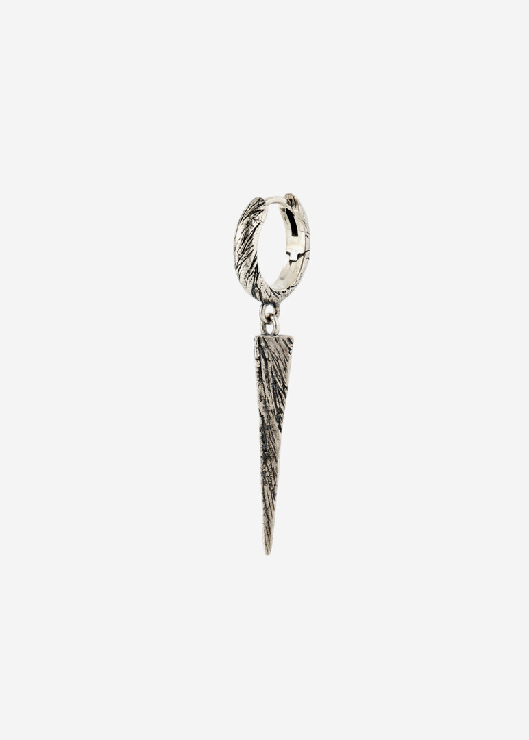 silver mono earring INTERSTARROW MINI EARRING