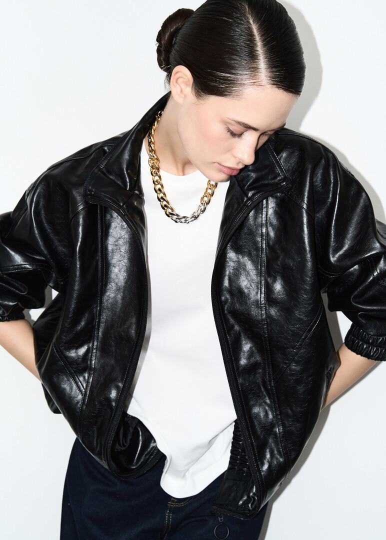 Bicolor Large Chain Necklace