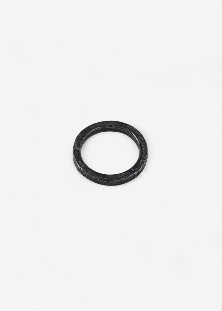 Silver ring with diamond