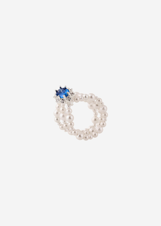 Кольцо из бусин Blue Jay Кольцо с жемчугом майорика Dusk Orchid
