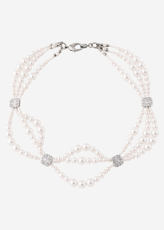 Браслеты из бусин Blue Jay Колье с жемчугом майорика Lace