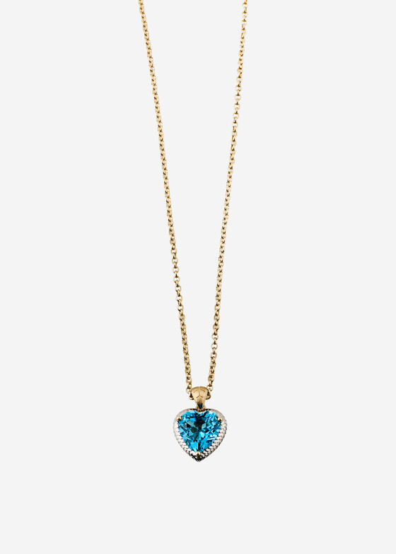Кулоны и подвески COBRA JEWELRY Колье из золота с топазом