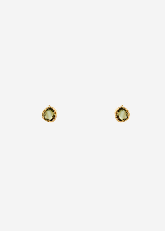 Серьги Kintsugi Jewelry Серьги из золота Vulnerability с кианитом