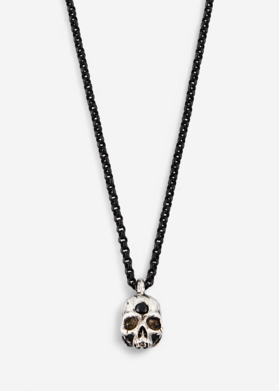 Кулоны и подвески SHE IS MONO Подвеска из серебра SKULL SPINEL