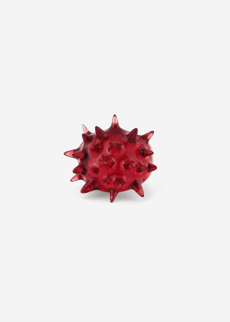 Красное кольцо SPIKE RING RED